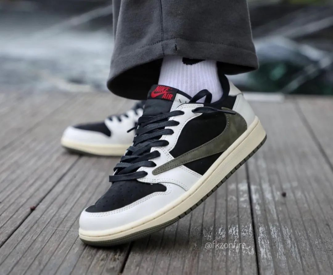 最后一双！Travis Scott x AJ1「倒勾5.0」提前上脚泄露，你冲吗？