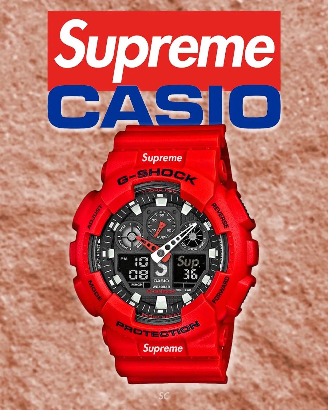 Supreme The North Face G-SHOCK Watch 白-