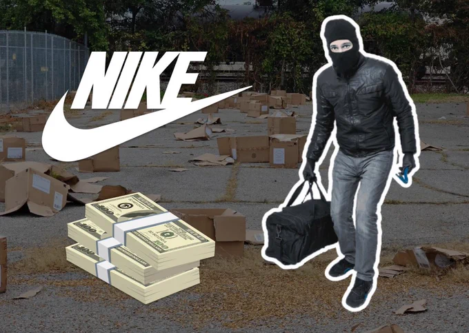 丢了146w！Nike员工店被人偷了..