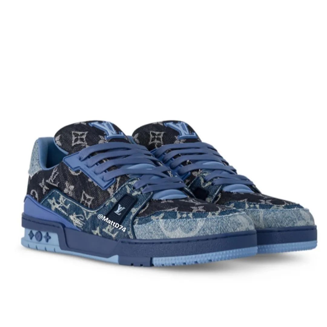 LV Trainer「牛仔老花」3款新配色曝光，定档发售！