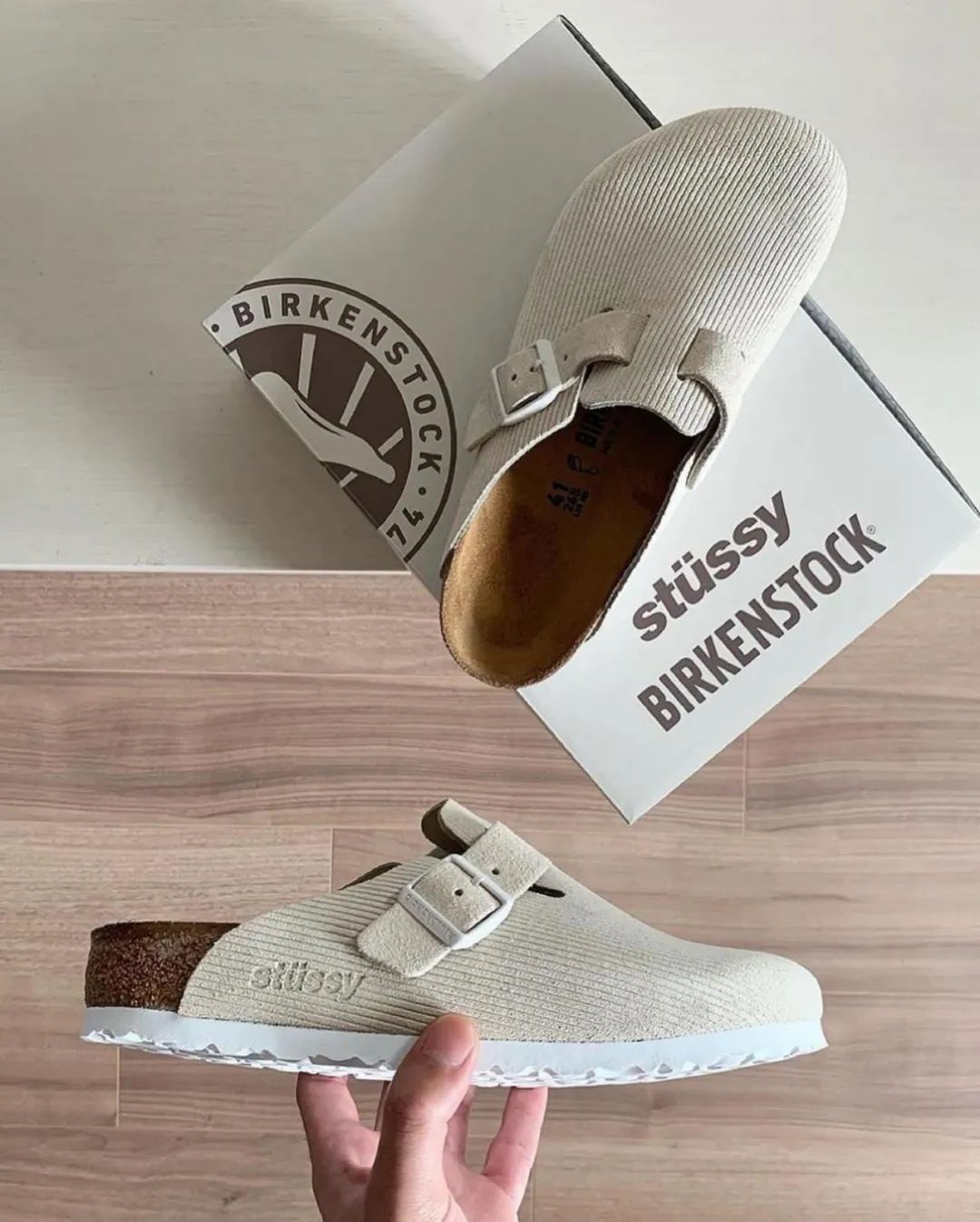溢价4000+！「Stussy x 博肯鞋」新联名大曝光，确认发售了！