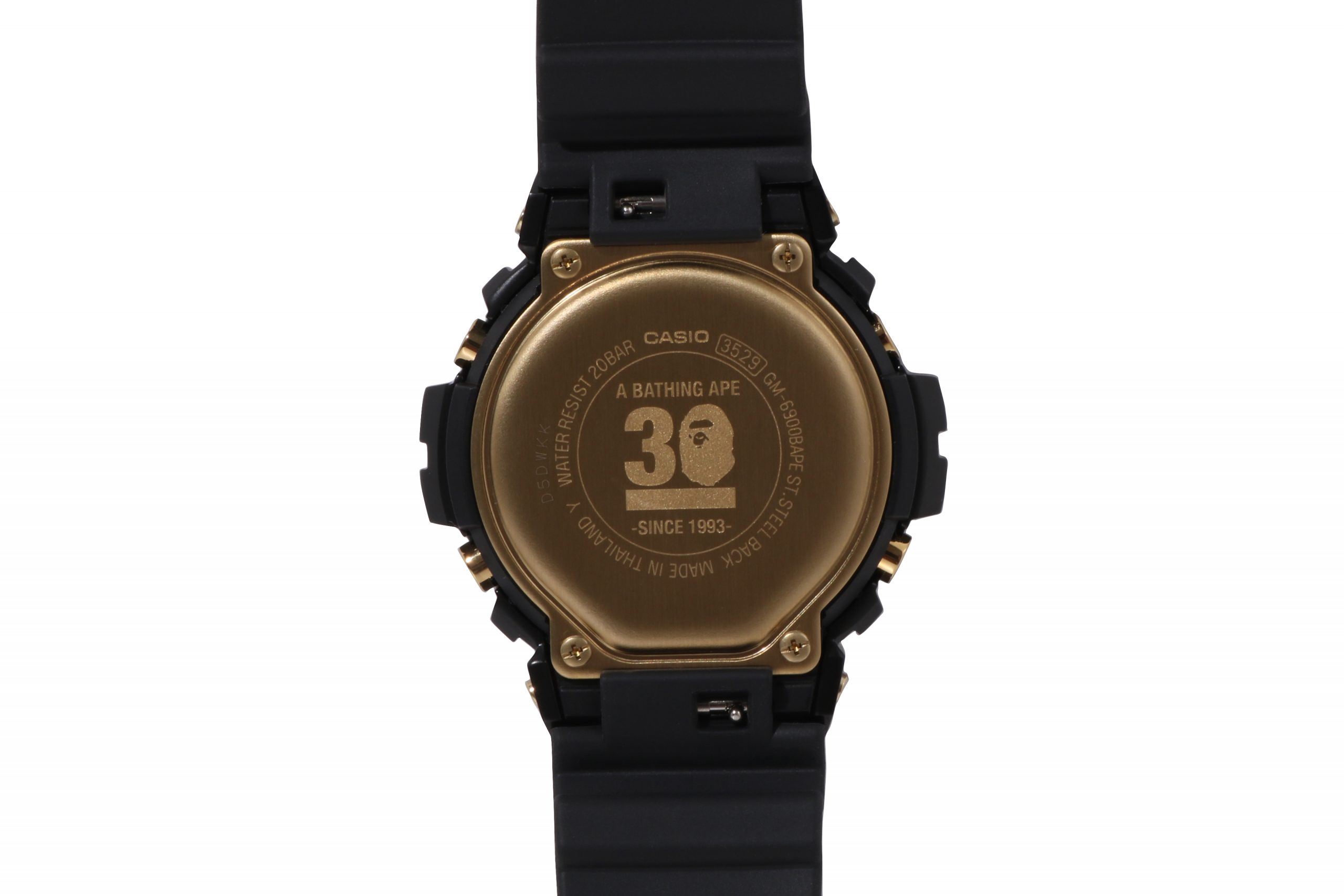 G-SHOCK为BAPE® 30周年推出GM-6900纪念腕表-Supreme情报网