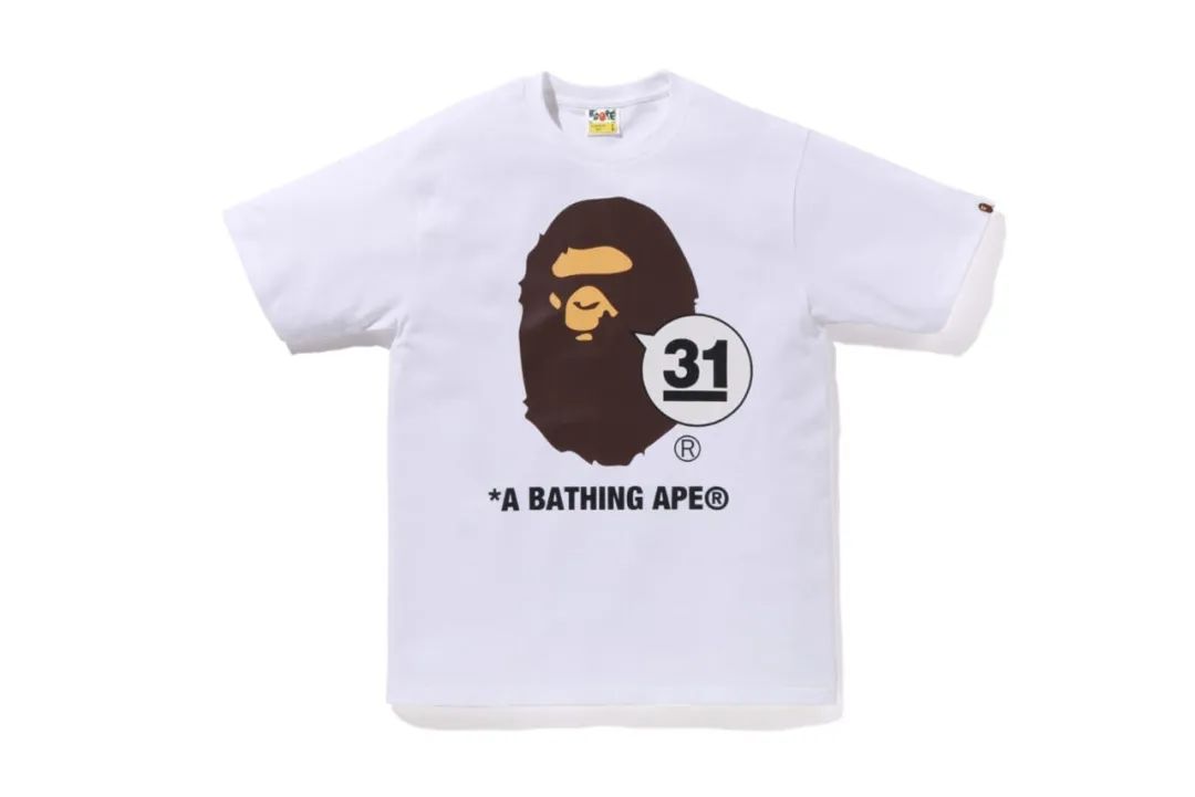 「Bape31周年」限定T恤曝光，发售日确认，附入手情报！