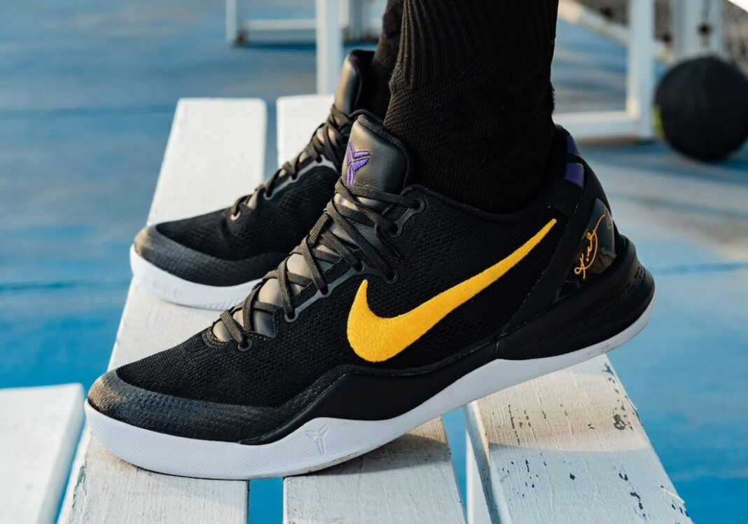 科比Kobe 8「紫金湖人」配色提前上脚曝光，确认发售了！