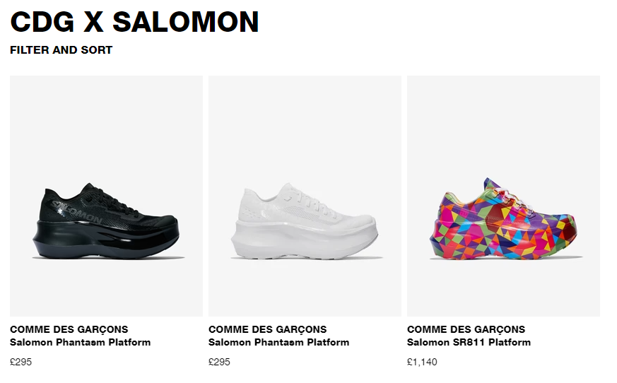 Lisa同款增高鞋！「Salomon萨洛蒙 x CDG」新联名曝光发售！
