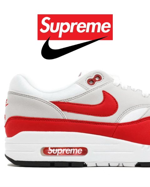 「Supreme x 耐克」联名Air Max 1计划提前曝光，确认发售！