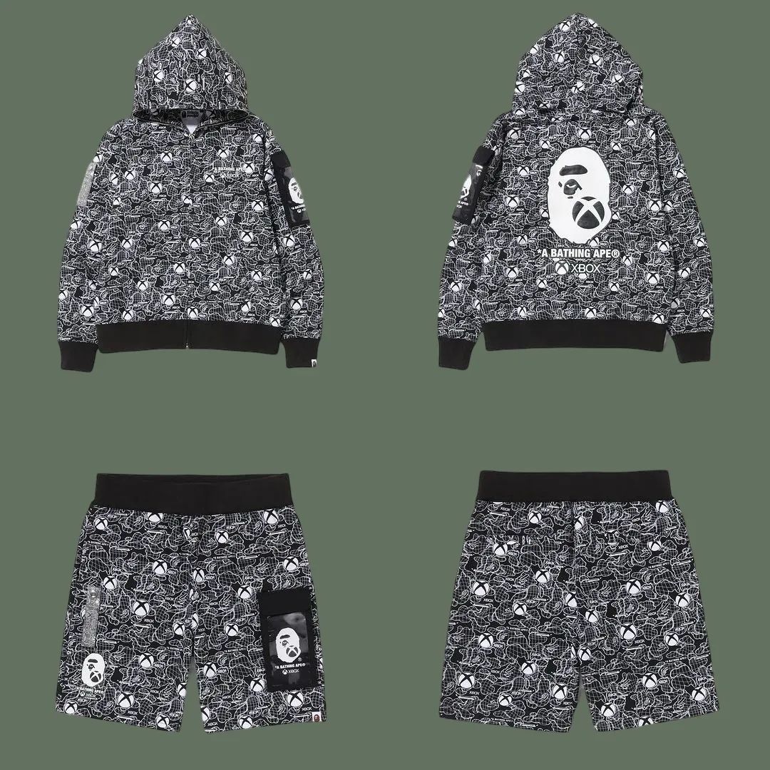 「BAPE x Xbox游戏机」联名计划曝光，本周正式发售！