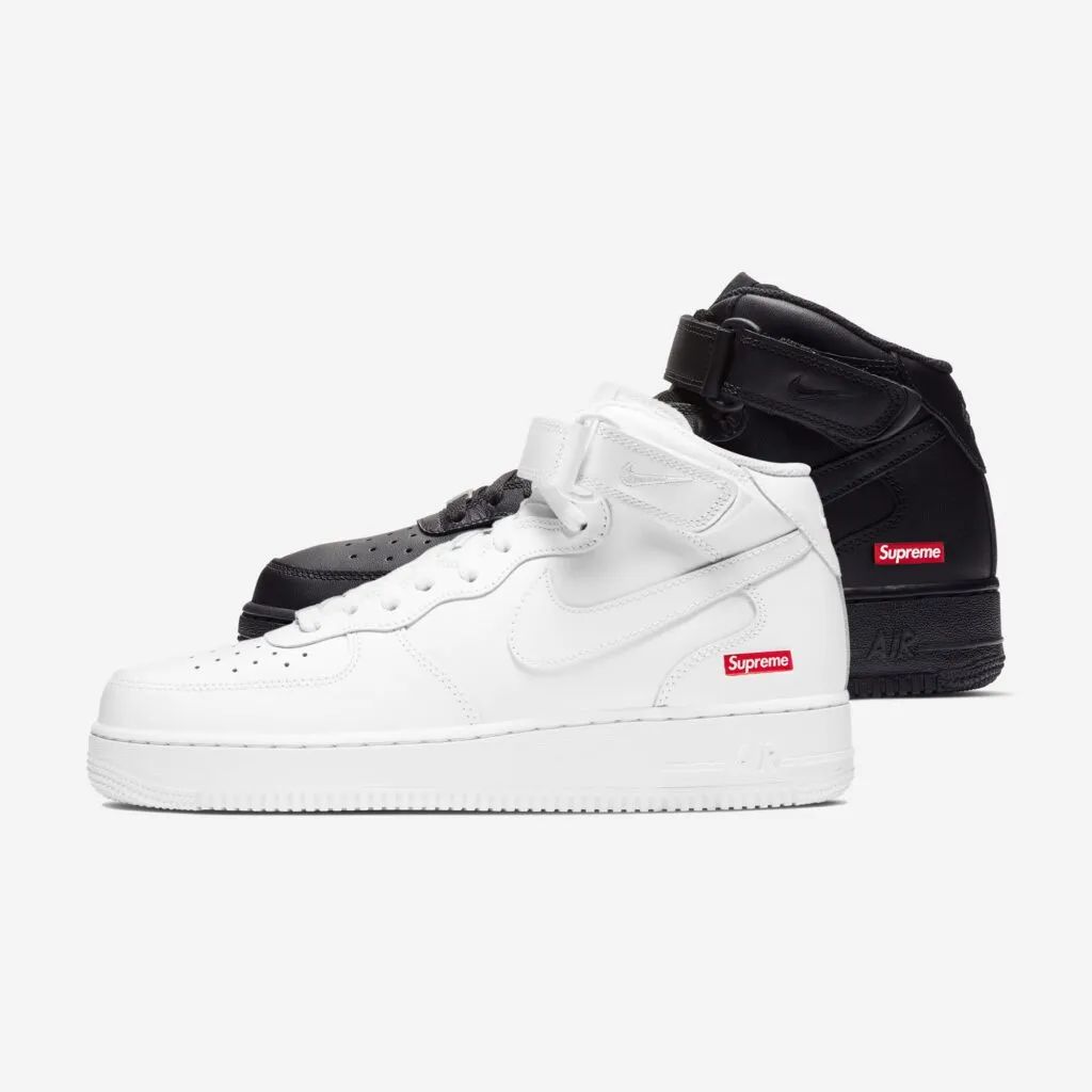 「Supreme x 耐克AF1」新联名计划曝光，这次出Mid中帮了 ？