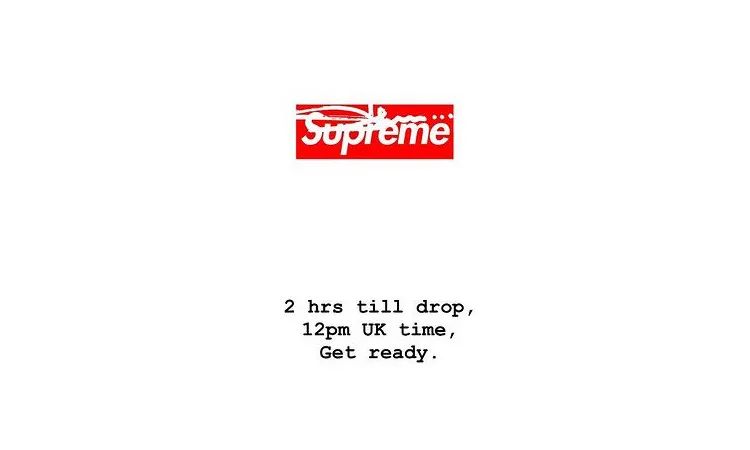 半夜突袭？「Supreme」联名Box Logo T恤限时发售，抢到了？