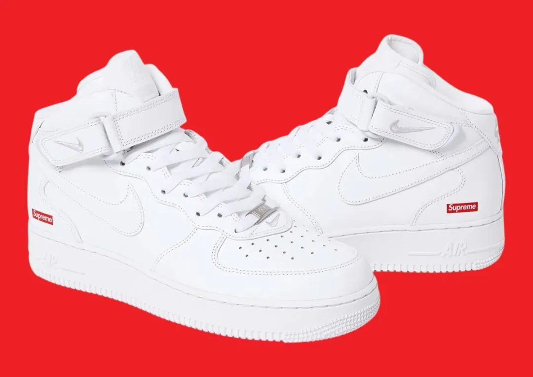 啊？「Supreme x 耐克AF1」联名中帮Mid版实锤，确认发售！