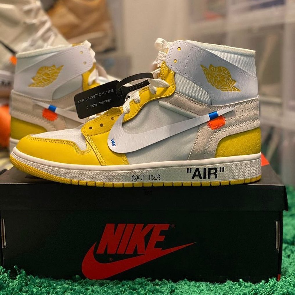 取消！黄色版「Off-White x AJ1」又不发售了...