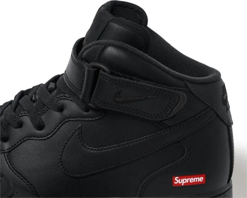 啊？「Supreme x 耐克AF1」联名中帮Mid版实锤，确认发售！