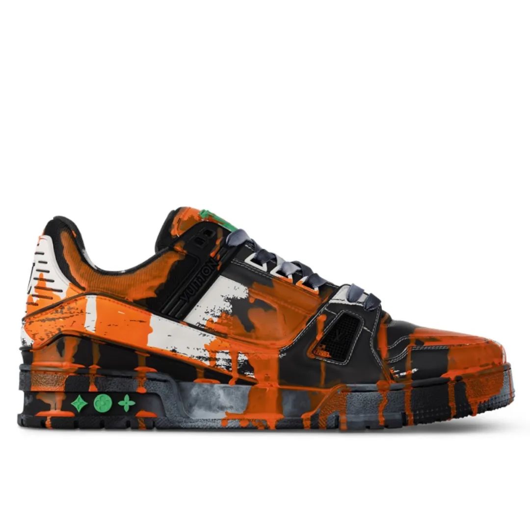 原价起飞！「LV Trainer」4双浮世绘/涂鸦联名曝光，确认发售！