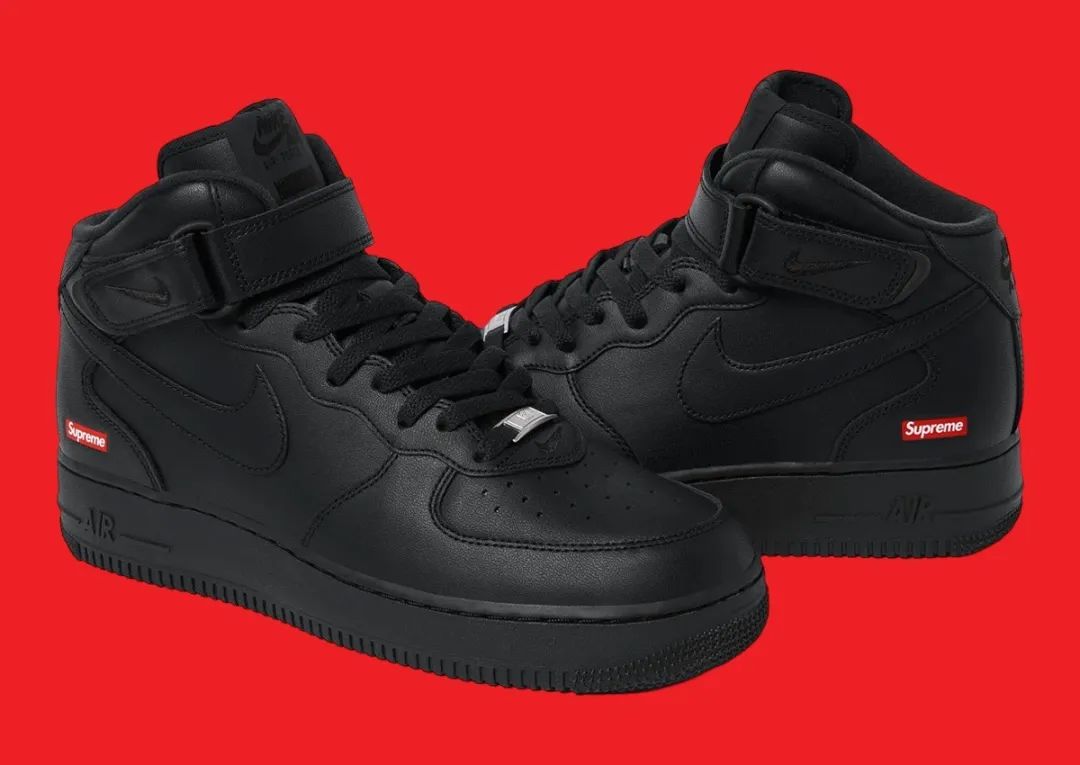 啊？「Supreme x 耐克AF1」联名中帮Mid版实锤，确认发售！