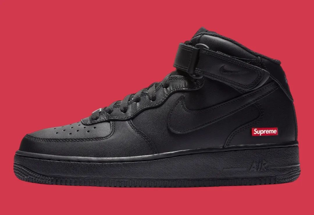 啊？「Supreme x 耐克AF1」联名中帮Mid版实锤，确认发售！