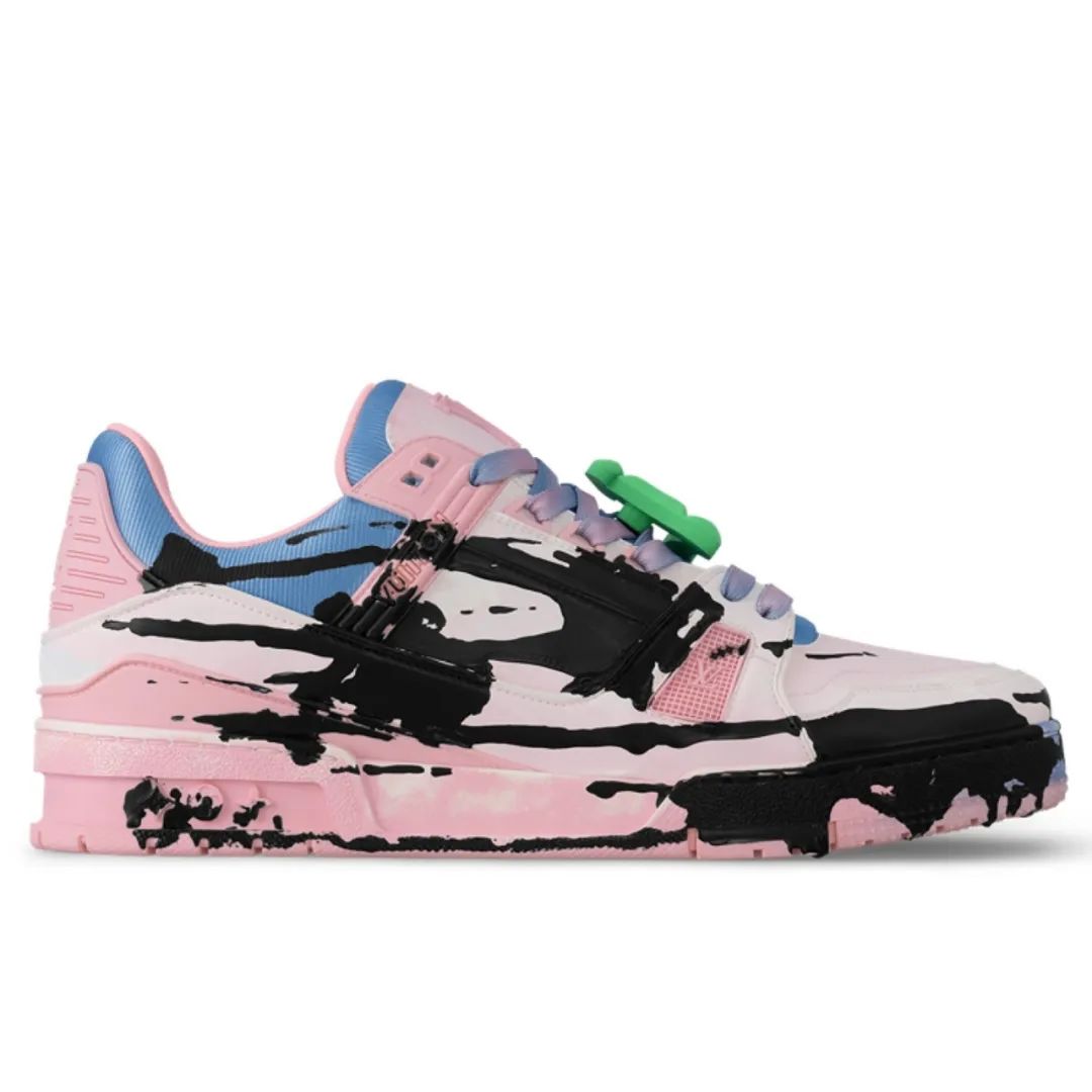 原价起飞！「LV Trainer」4双浮世绘/涂鸦联名曝光，确认发售！