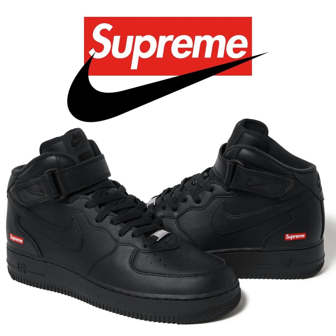 补货！「Supreme x 耐克AF1」联名中帮款重新发售，附指南！