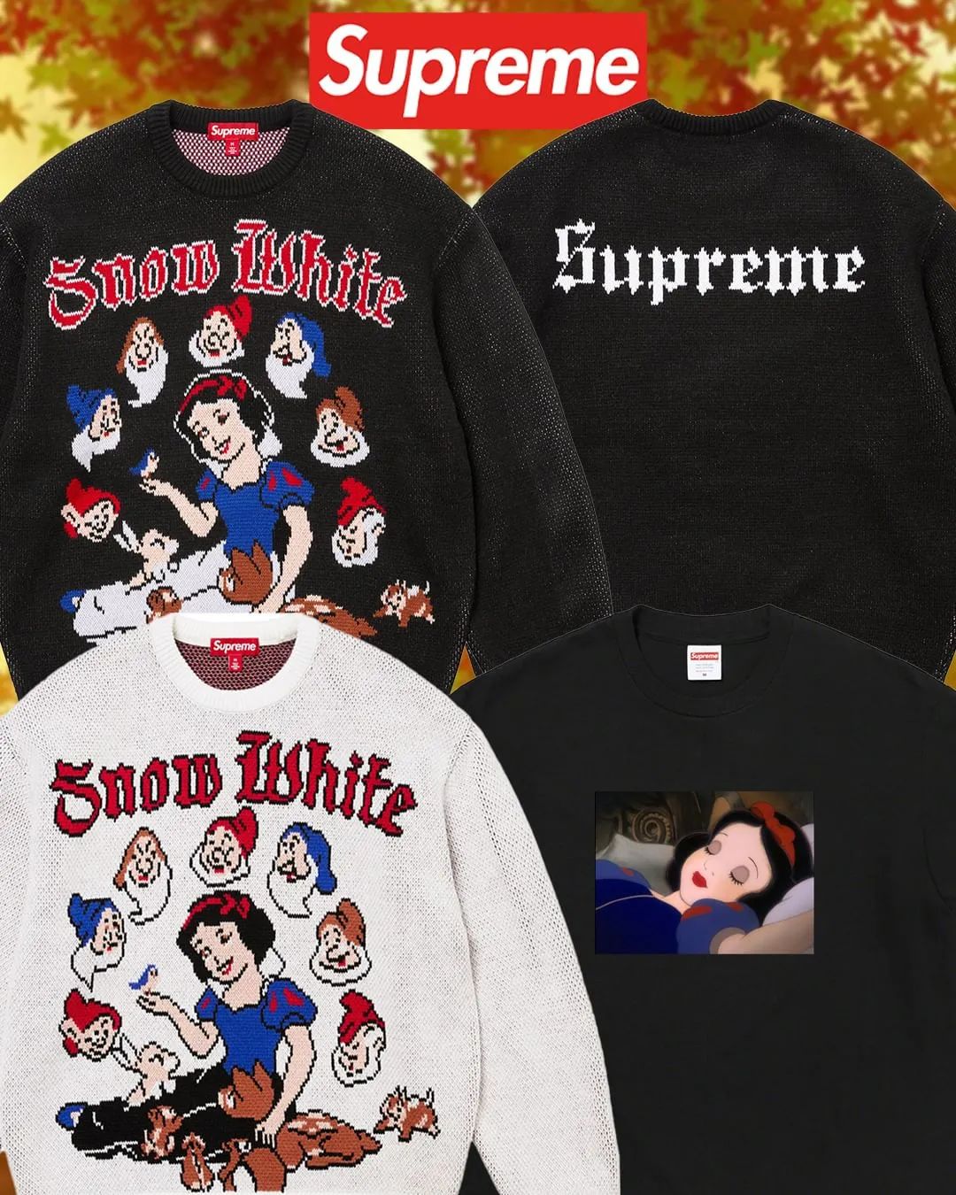 白雪公主Tee！Supreme「第8周」单品清单曝光，附发售指南！