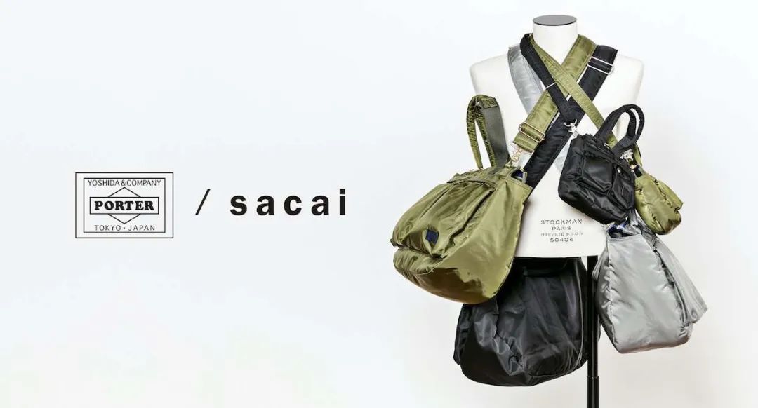 「sacai x Porter」联名正式发售了，大秀同款铺货~