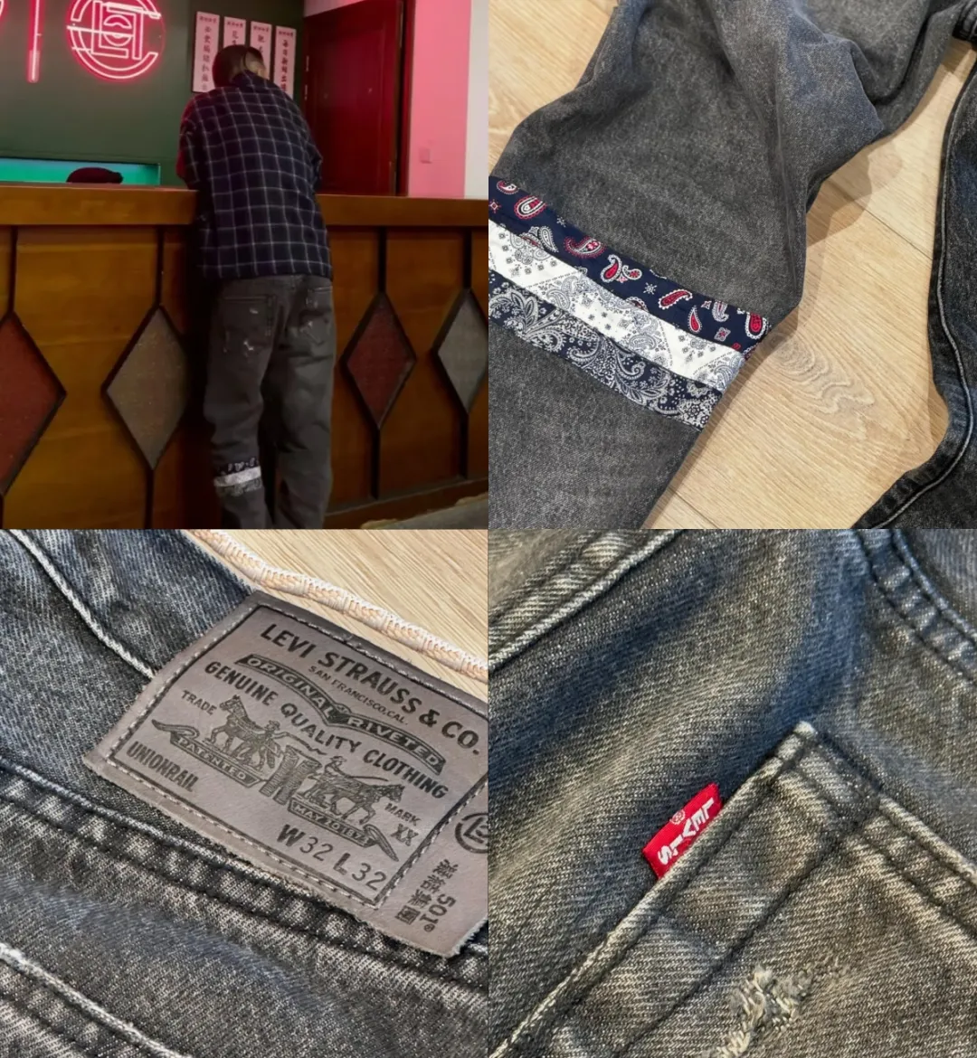 陈冠希提前上身！「Clot x 李维斯Levi's」黑长寿裤，曝光发售！