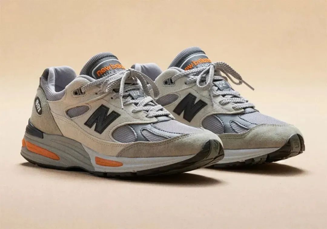 英产！New Balance「991 V2」灰橙高清无码曝光，确认发售！