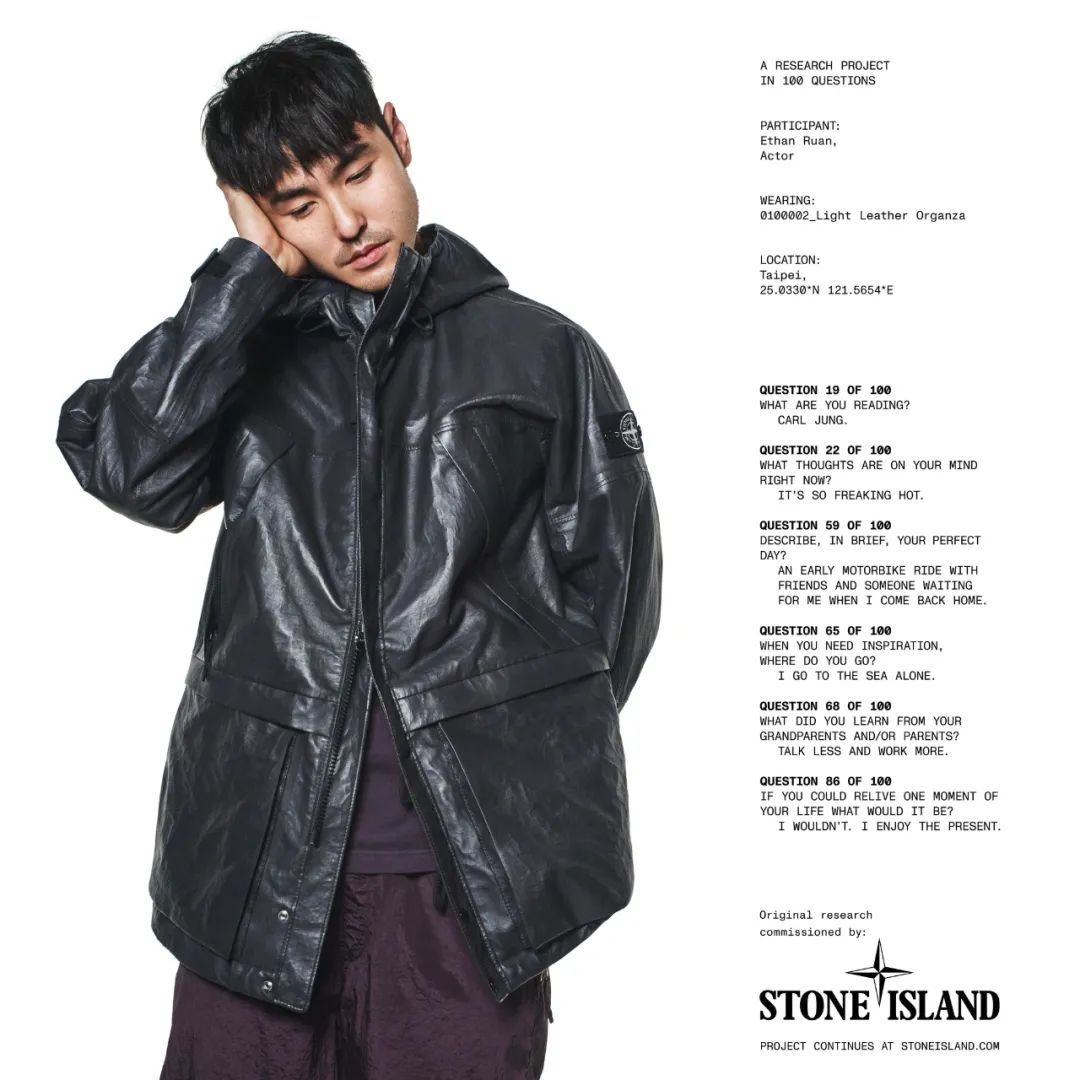 陈桂林上身！「阮经天」出镜Stone Island型录 ，同款夹克卖3w啊..