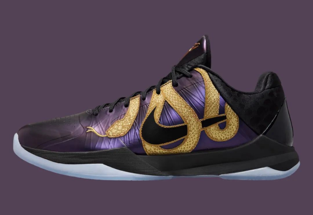 中国Snkrs上架！蛇年「Kobe 5」曼巴限定要发售了，水晶大底！