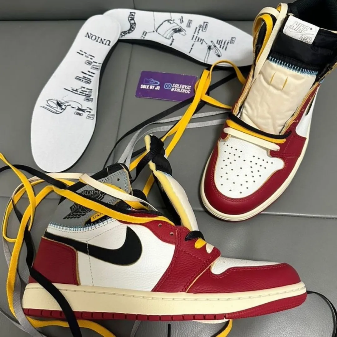 初代溢价1w+的鞋王！芝加哥「Union x AJ1」提前开箱，确认发售！