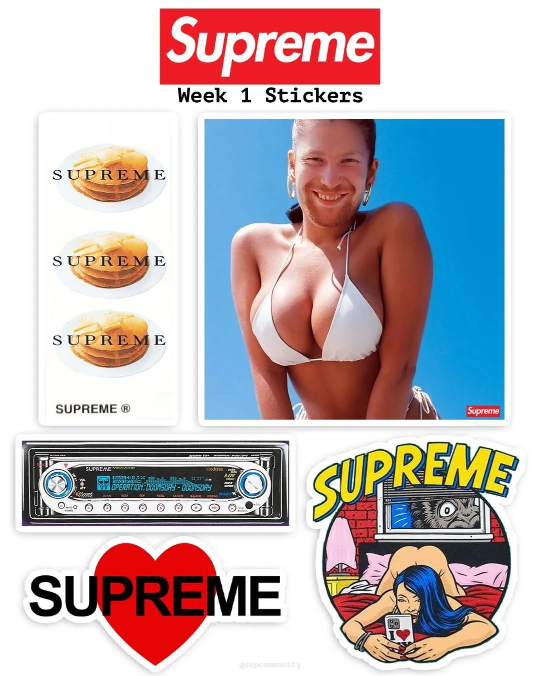 货量超大！「Supreme」春夏第1周，发售清单曝光，附入手指南！