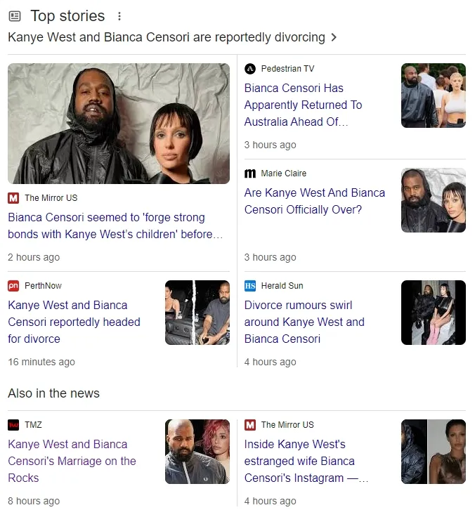 🥵突发：情人节「Kanye和老婆」离婚了？？