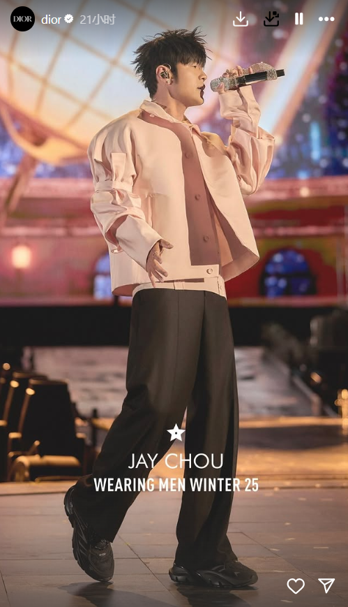 帅的！「周杰伦」抢先上身Dior秋冬系列，衣品开始暴躁...-Supreme情报网
