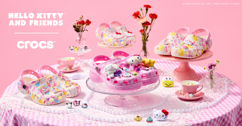 Crocs卡骆驰携手Hello Kitty® and Friends，邀你共赴春日甜蜜派对-Supreme情报网