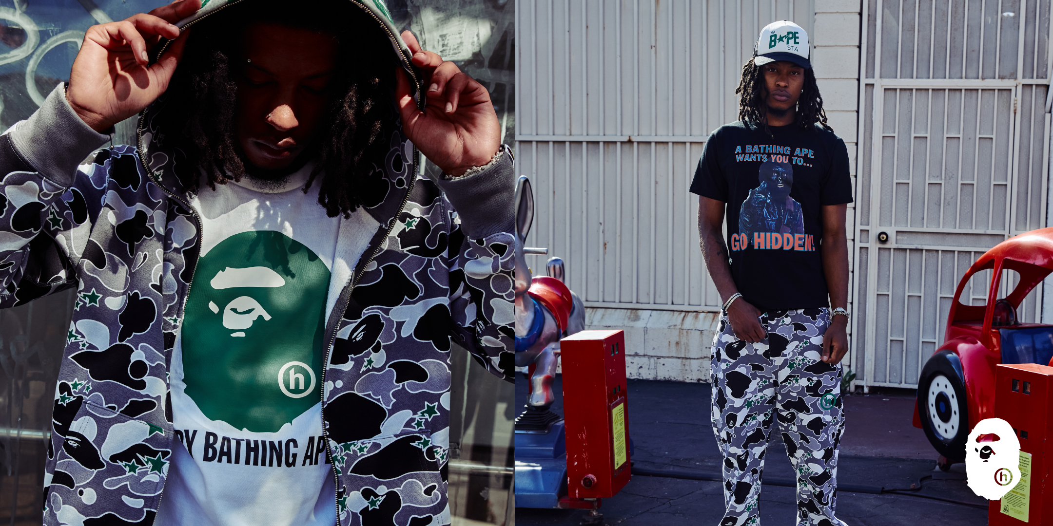 BAPE® × HIDDEN® 以当代视角演绎典藏设计-Supreme情报网
