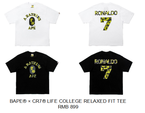 BAPE® × CR7® LIFE 2026夏日系列 以经典符号演绎绿茵风尚-Supreme情报网